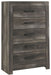 Wynnlow - Gray - Five Drawer Chest - Simple Home Plus