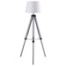 Dayton - Adjustable Empire Shade Tripod Floor Lamp Gray - Simple Home Plus