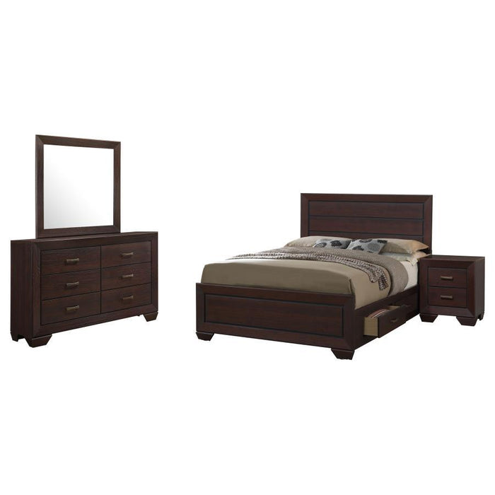 Kauffman - Transitional Storage Bed Bedroom Set - Simple Home Plus