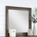 Emmett - Rectangular Dresser Mirror - Walnut - Simple Home Plus