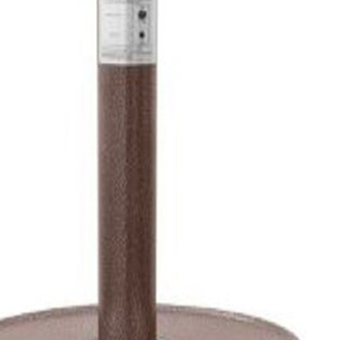 48000 Btu Steel Propane Cylindrical Pole Standing Patio Heater - Bronze