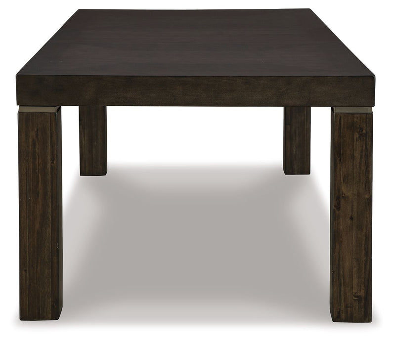 Hyndell - Dark Brown - Rectangular Dining Room Extension Table - Simple Home Plus