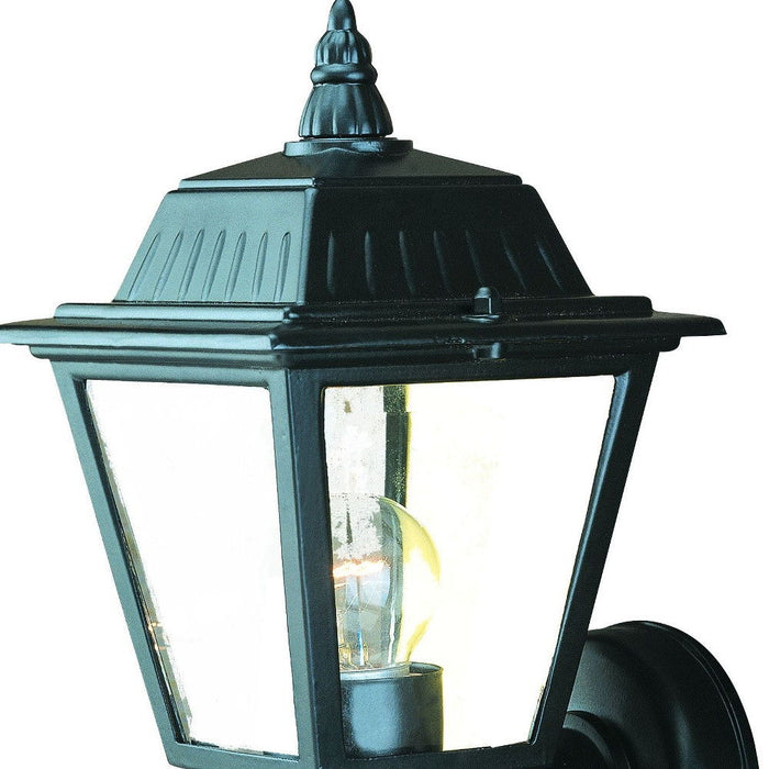 Cast Outdoor Wall Light - Matte Black