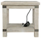 Carynhurst - White Wash Gray - Rectangular End Table - Simple Home Plus