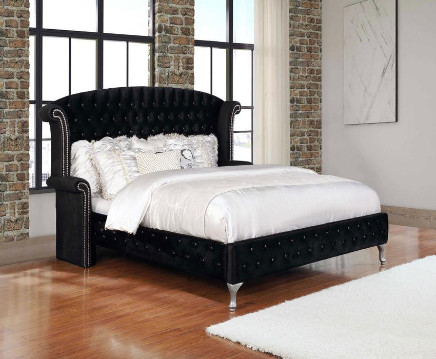 Deanna - Tufted Upholstered Bed - Simple Home Plus