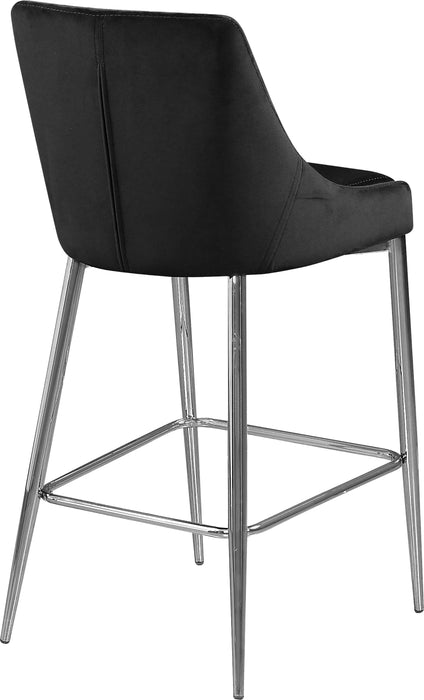 Karina - Stool with Chrome Legs (Set of 2)