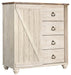 Willowton - Whitewash - Dressing Chest - Simple Home Plus