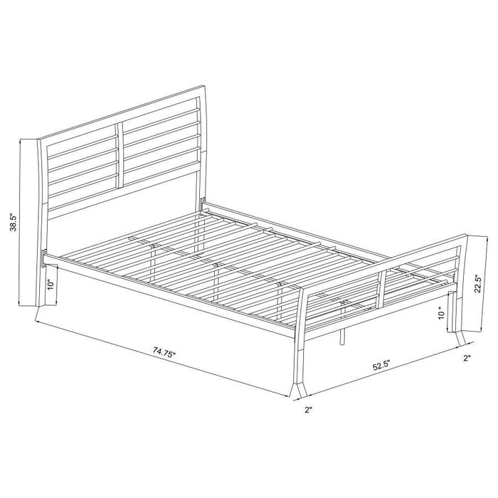 Cooper - Metal Bed - Simple Home Plus