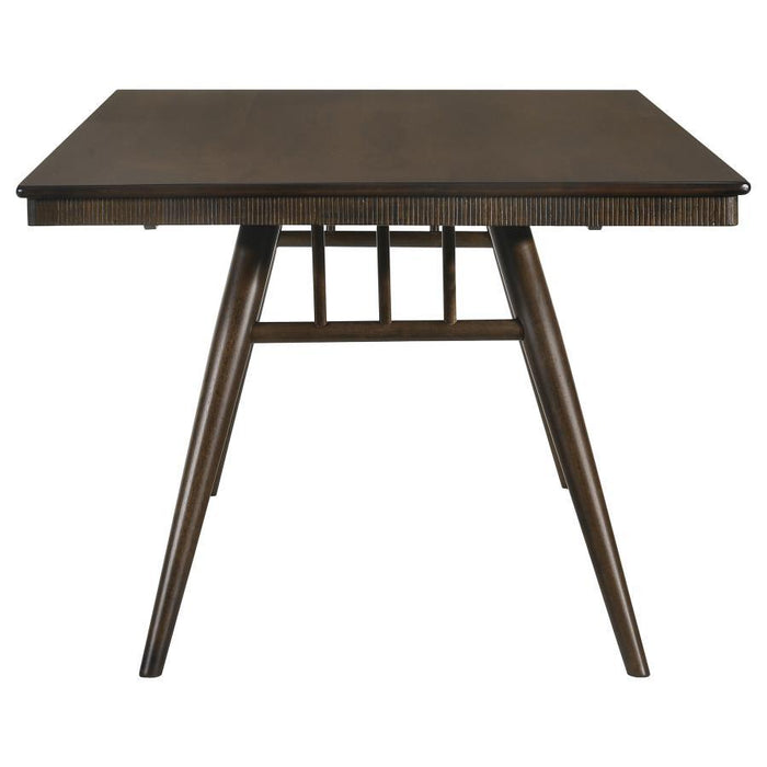 Wes - Rectangular Dining Table - Dark Walnut - Simple Home Plus