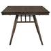 Wes - Rectangular Dining Table - Dark Walnut - Simple Home Plus