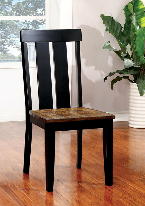 Alana - Side Chair (Set of 2) - Antique Oak - Simple Home Plus