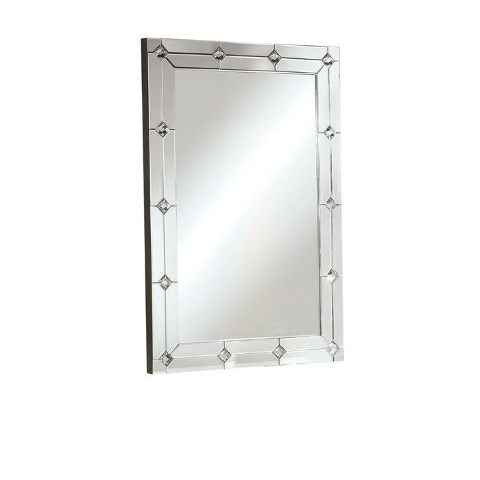 47" Diamond Accent Mirror - Silver