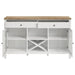 Hollis - Sideboard - Brown And White - Simple Home Plus