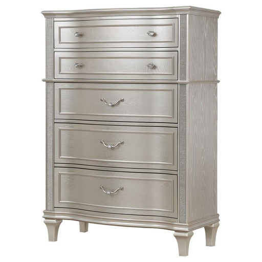 Evangeline - 6-Drawer Chest - Silver Oak - Simple Home Plus