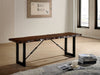 Dulce - Bench - Walnut / Black - Simple Home Plus