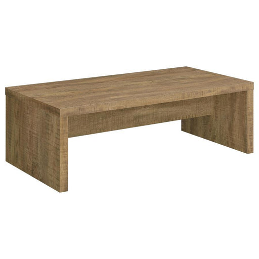 Lynette - Rectangular Engineered Wood Coffee Table - Mango - Simple Home Plus