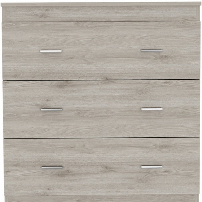 Three Drawer Dresser - Light Gray