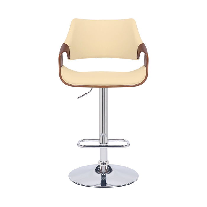 45" Swivel Adjustable Height Bar Chair - Cream