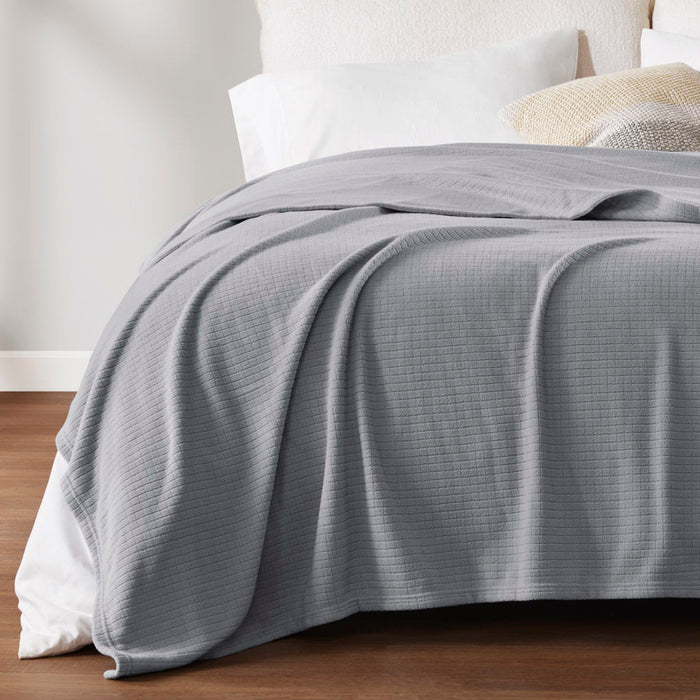 Microfleece - Twin Blanket - Gray