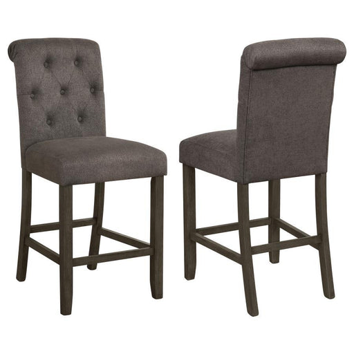 Balboa - Tufted Back Counter Height Stools (Set of 2) - Simple Home Plus