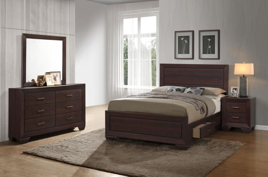 Kauffman - Transitional Storage Bed Bedroom Set - Simple Home Plus