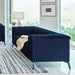 Chalet - Tuxedo Arm Loveseat - Blue - Simple Home Plus