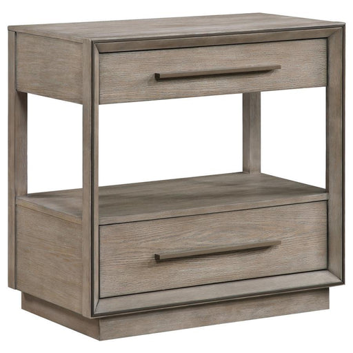 Durango - 2 Drawers Nightstand - Simple Home Plus