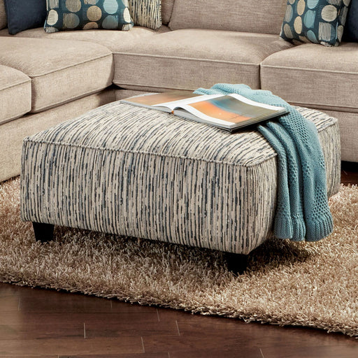 Eastleigh - Ottoman - Stripe Multi - Simple Home Plus