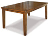 Ralene - Medium Brown - Rectangular Dining Room Butterfly Extension Table - Simple Home Plus