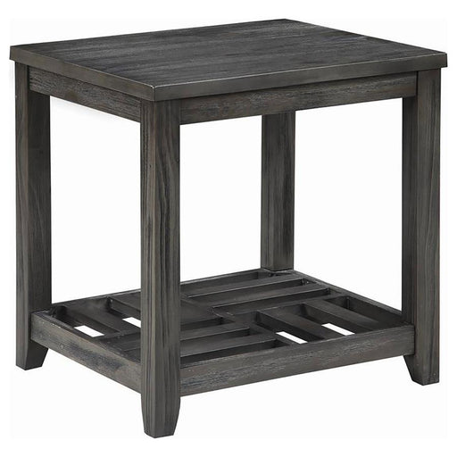 Cliffview - 1-Shelf Rectangular End Table - Gray - Simple Home Plus