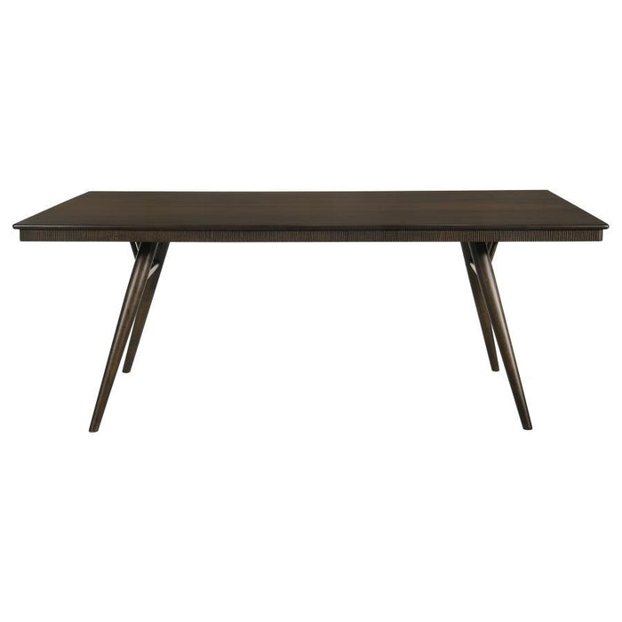 Wes - Rectangular Dining Table - Dark Walnut - Simple Home Plus