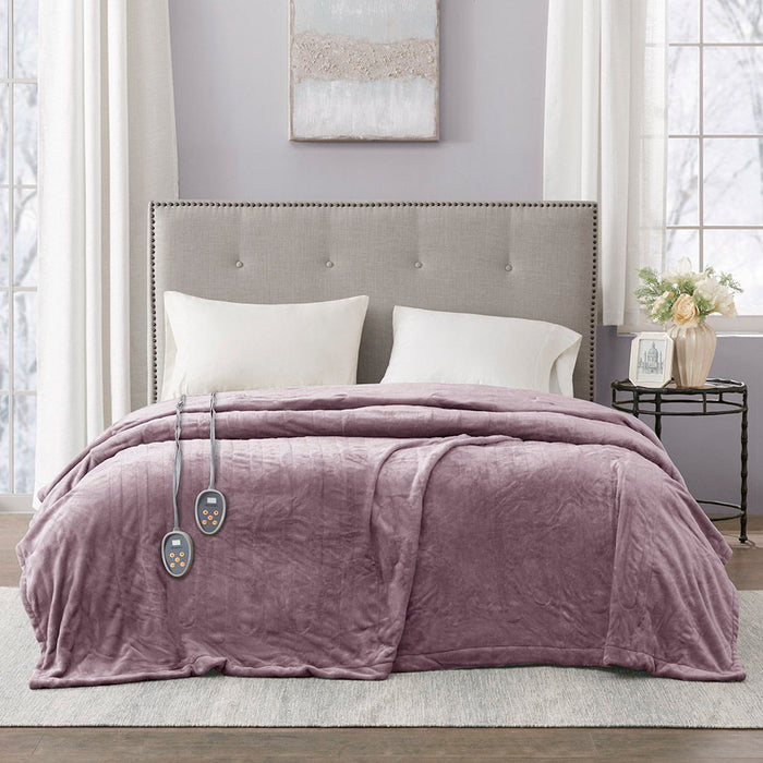 Heated Plush - Twin Blanket - Lavender