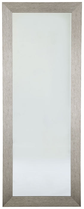 Duka - Silver Finish - Floor Mirror - Simple Home Plus