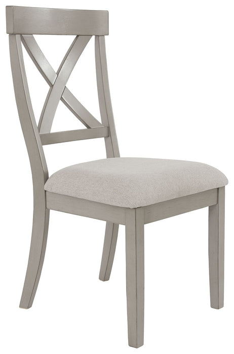 Parellen - Gray - Dining Uph Side Chair (Set of 2) - Simple Home Plus