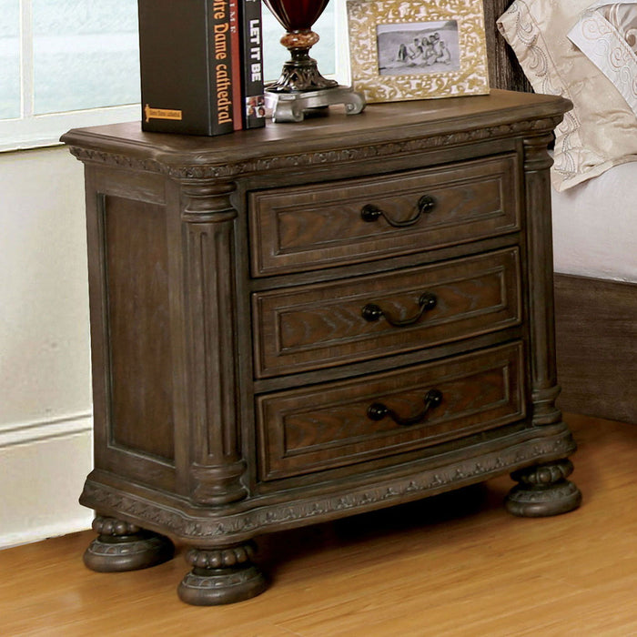 Persephone - Nightstand - Rustic Natural - Simple Home Plus