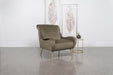 Ricci - Upholstered Saddle Arms Accent Chair - Simple Home Plus