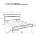 Miranda - 2-Drawer Storage Bed - Simple Home Plus