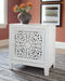 Fossil - White - Accent Cabinet - Simple Home Plus