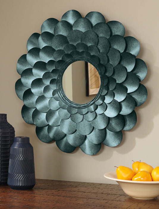 Deunoro - Blue - Accent Mirror - Simple Home Plus