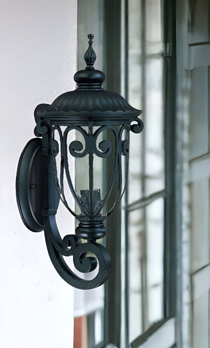 Traditional Wall Sconce - Matte Black