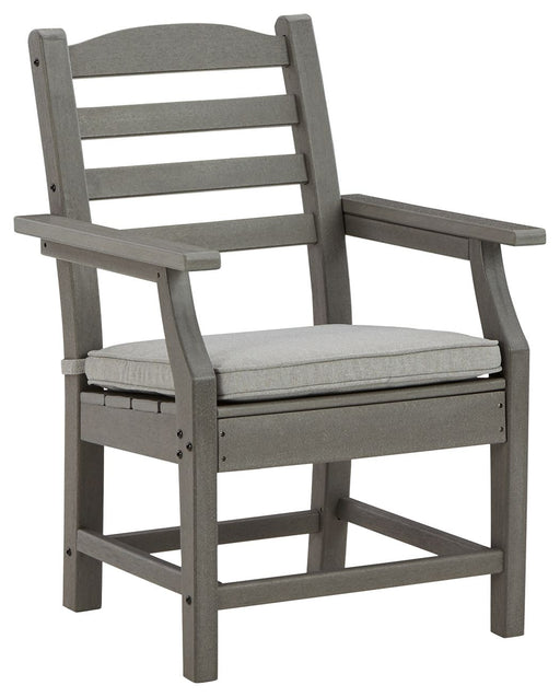 Visola - Gray - Arm Chair With Cushion (Set of 2) - Simple Home Plus