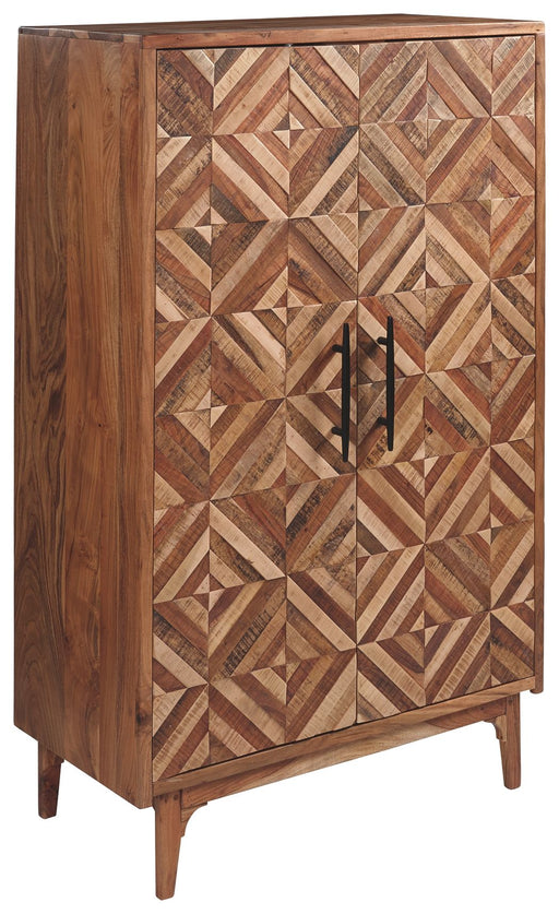 Gabinwell - Brown / Beige - Accent Cabinet - Simple Home Plus