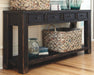 Gavelston - Black - Sofa Table - Simple Home Plus