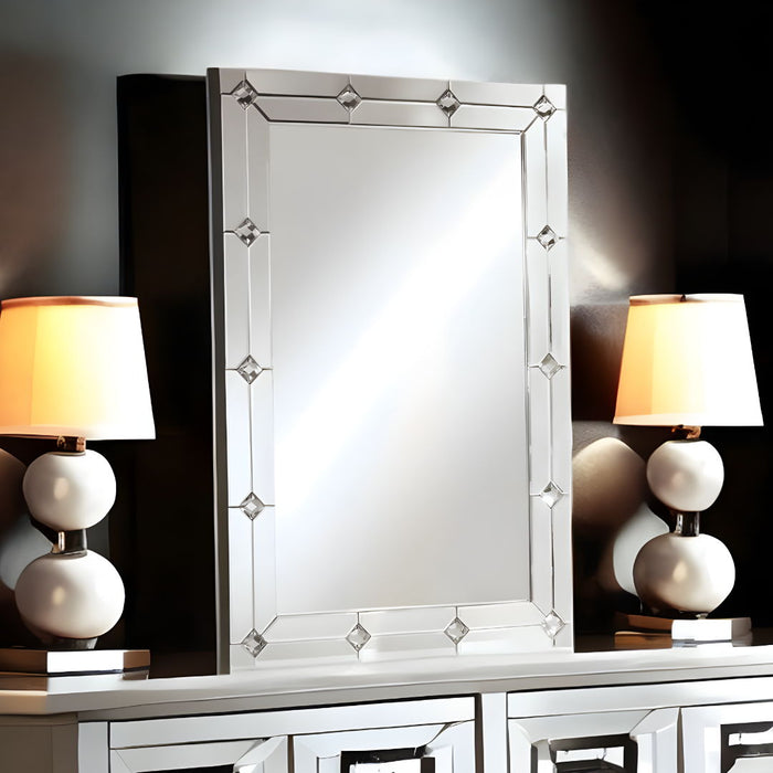 47" Diamond Accent Mirror - Silver