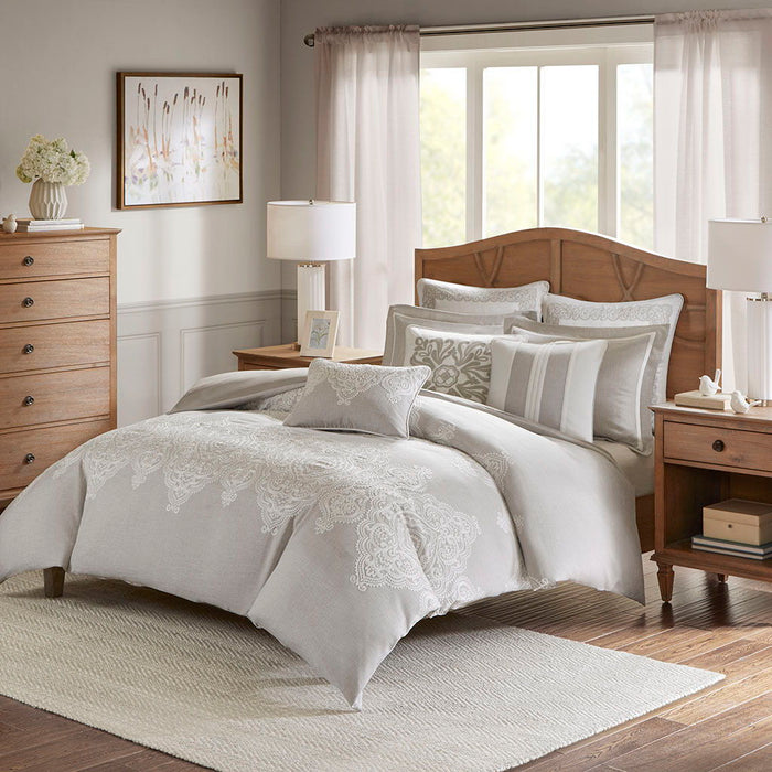 Barely There - Queen Comforter Set - Natural