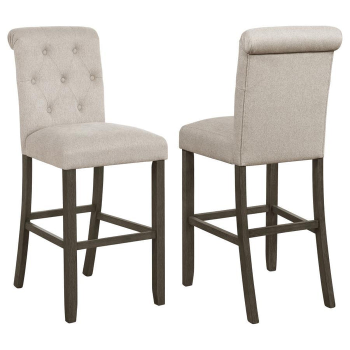 Balboa - Tufted Back Bar Stools (Set of 2) - Simple Home Plus