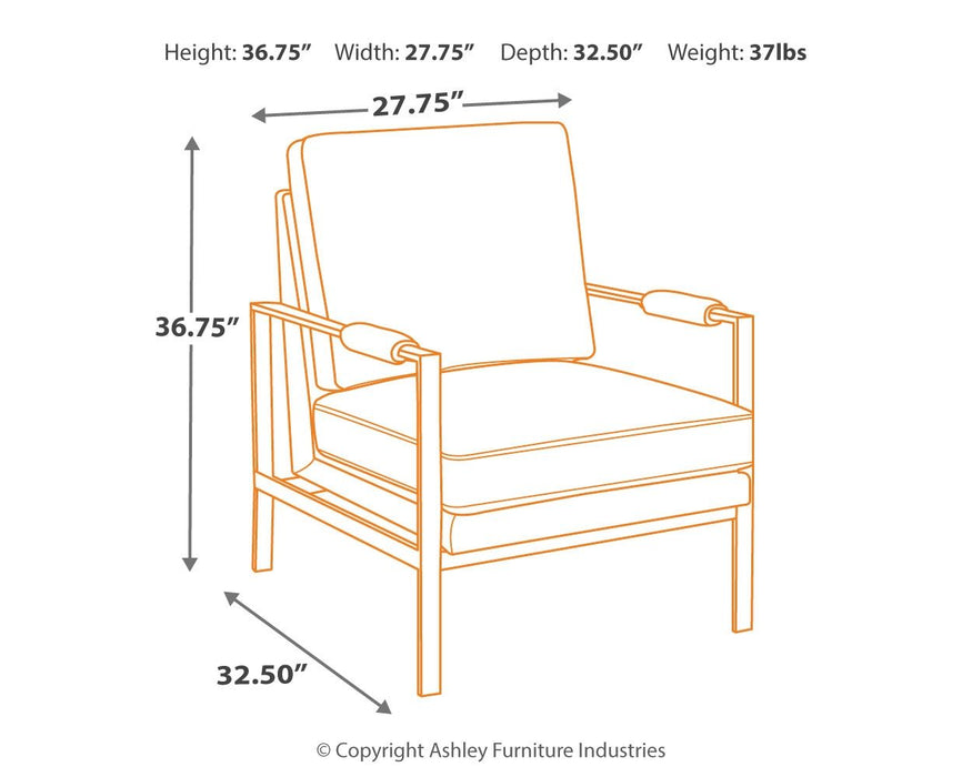 Peacemaker - Brown - Accent Chair - Simple Home Plus