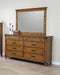 Brenner - 8-Drawer Dresser - Rustic Honey - Simple Home Plus