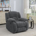 Weissman - Upholstered Glider Recliner - Charcoal - Simple Home Plus