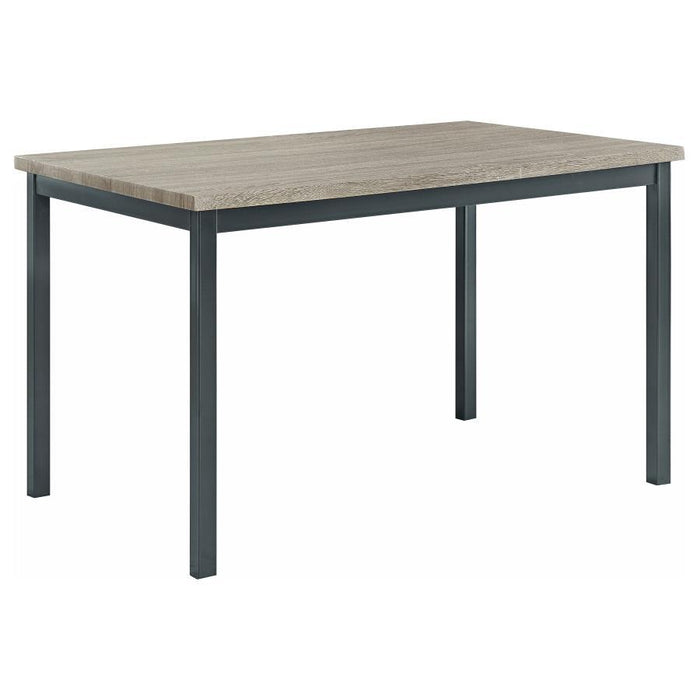 Garza - Rectangular Dining Table - Black - Simple Home Plus